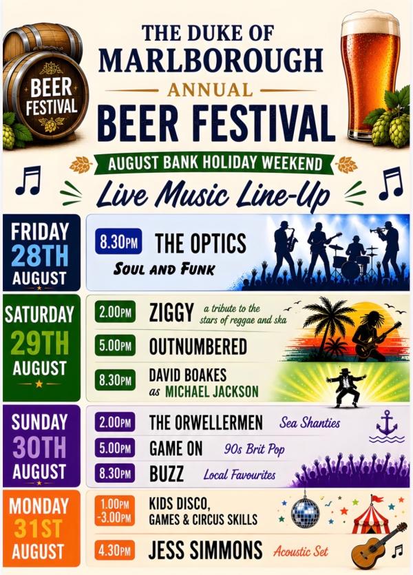 Beer Festival Duke LIVE MUSIC 2026