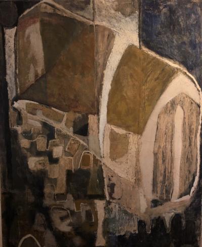 Flowton Church, panting by Mary Lister