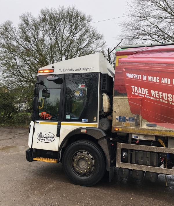 MSDC Bin lorry “To Binfinity and Beyond” crop