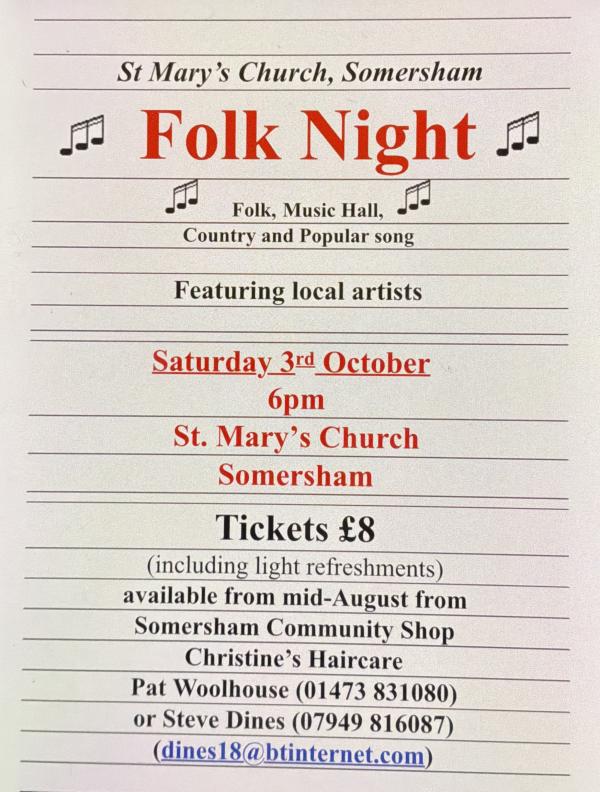Folk Night Oct 2026